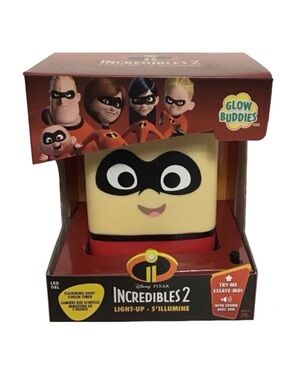 Disney’s Pixar “Incredibles 2” Jack-Jack Light Up Glow Buddies with Sound (NWT)